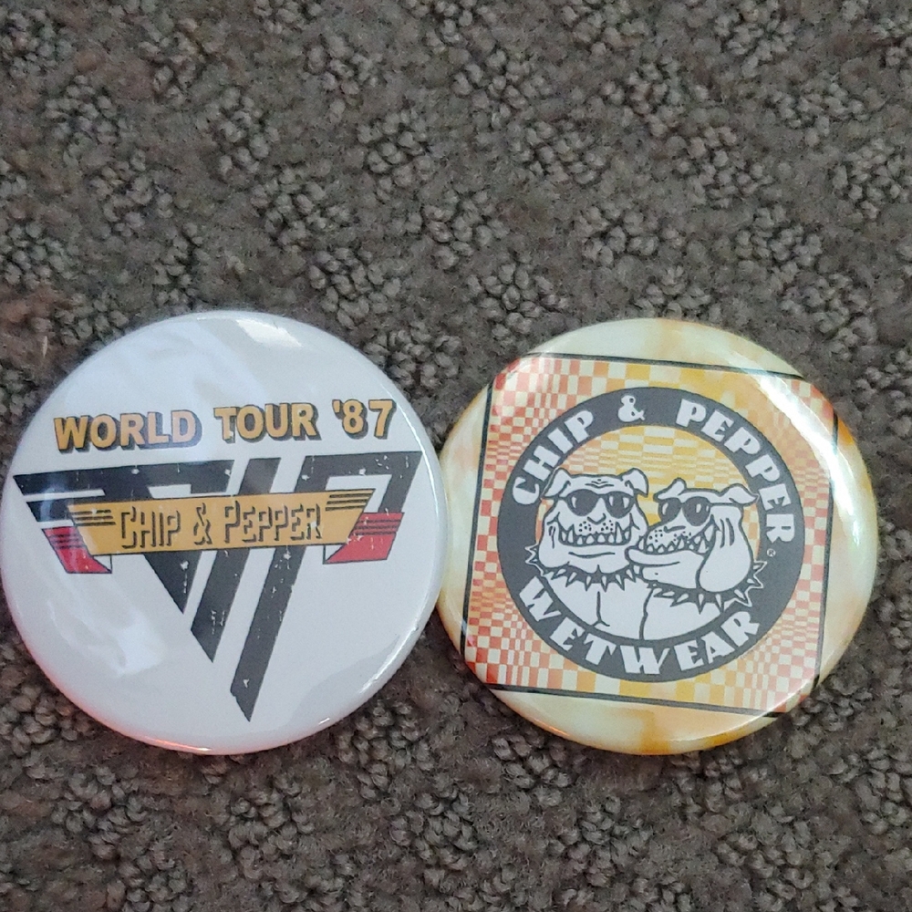 Chip And Pepper Wet Wear Buttons